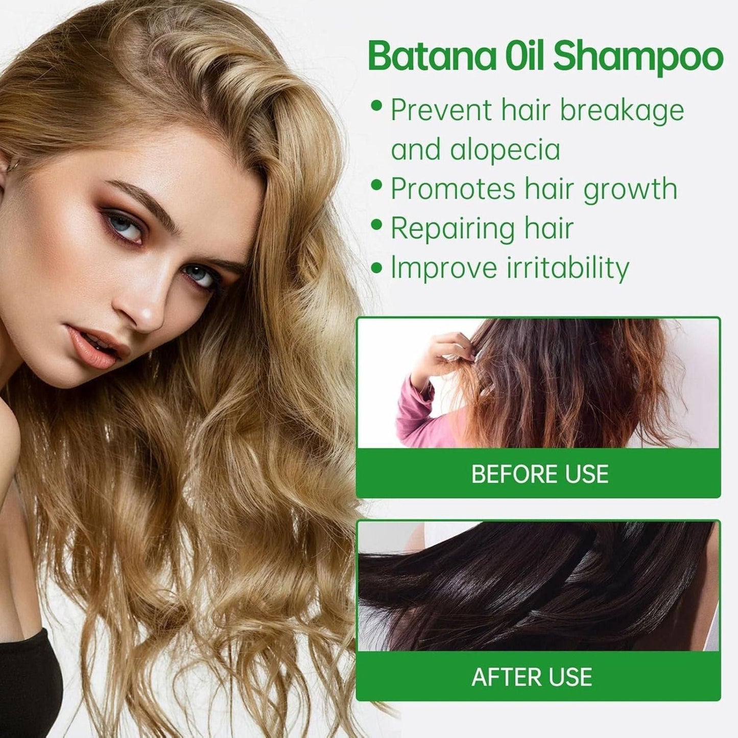 TryOnes BATANA OIL SHAMPOO with Rosemary Extract (Pack of 2)