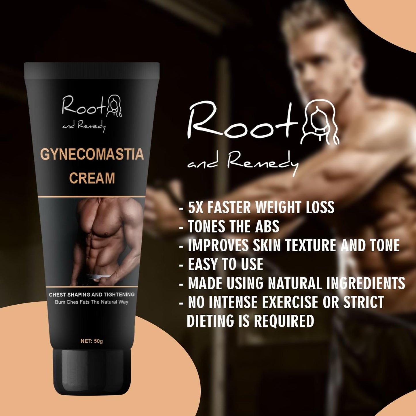 Gynecomastia Cream 100g Pack of 2