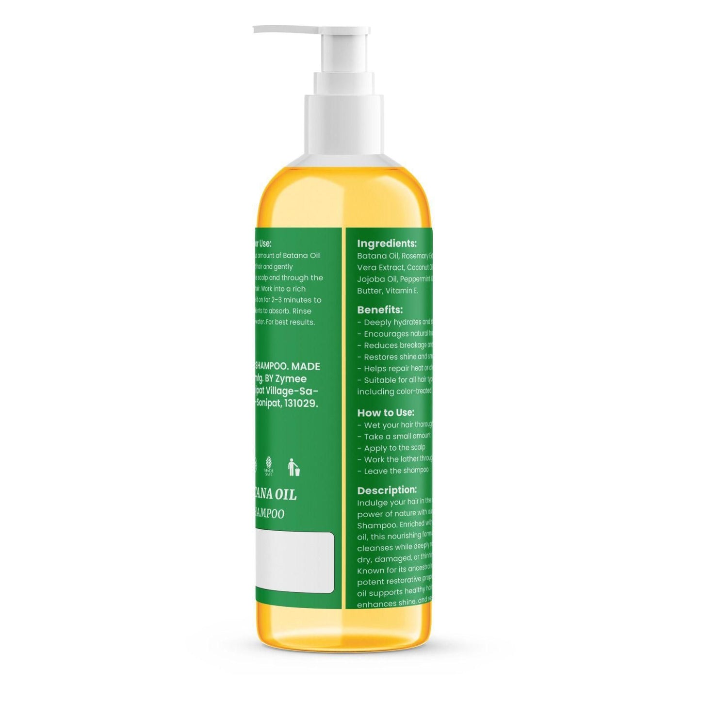 TryOnes BATANA OIL SHAMPOO with Rosemary Extract (Pack of 2)