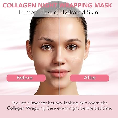 Collagen Night Wrapping Peel Off Mask Pack of 2